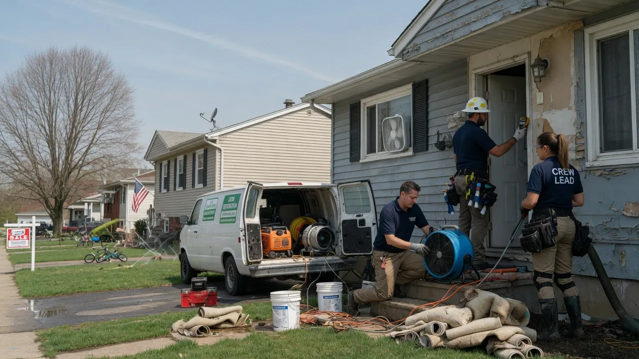 Flood Cleanup in Coupland, TX near me