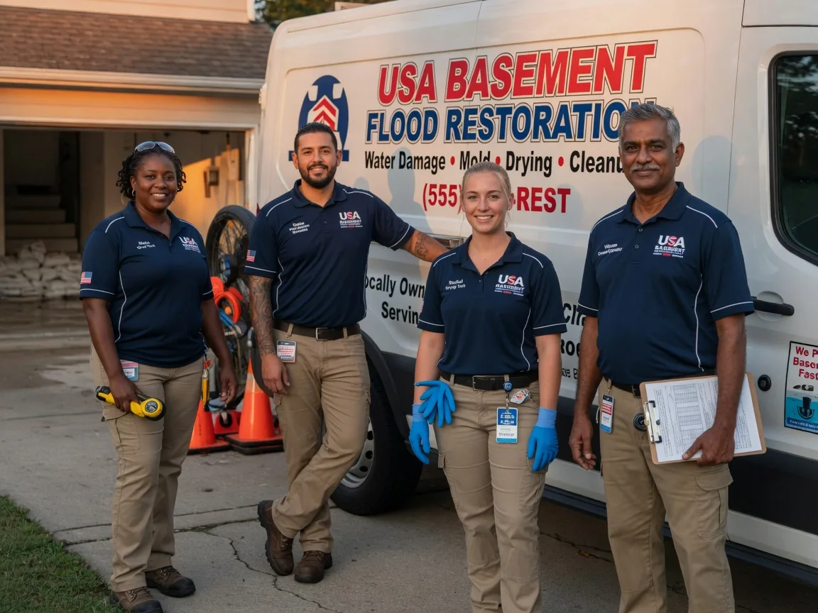 Basement Flood Cleanup company in Coupland, TX