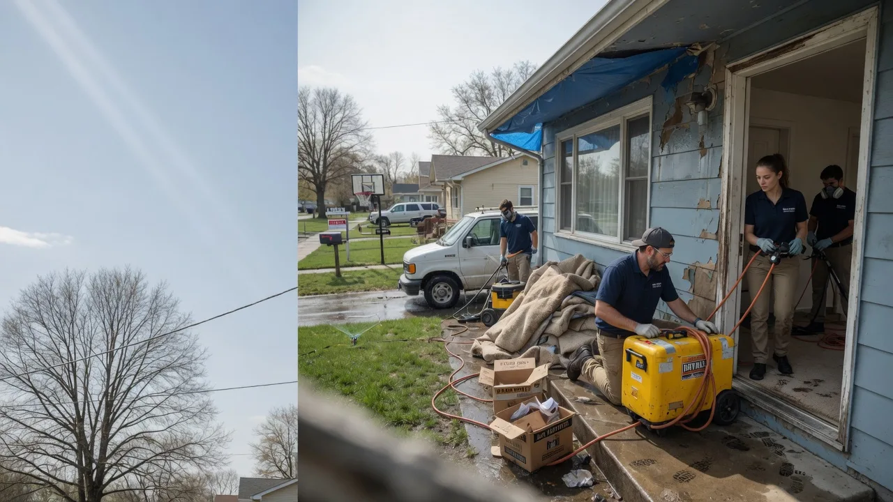 Basement Flood Cleanup in Coupland, TX near me
